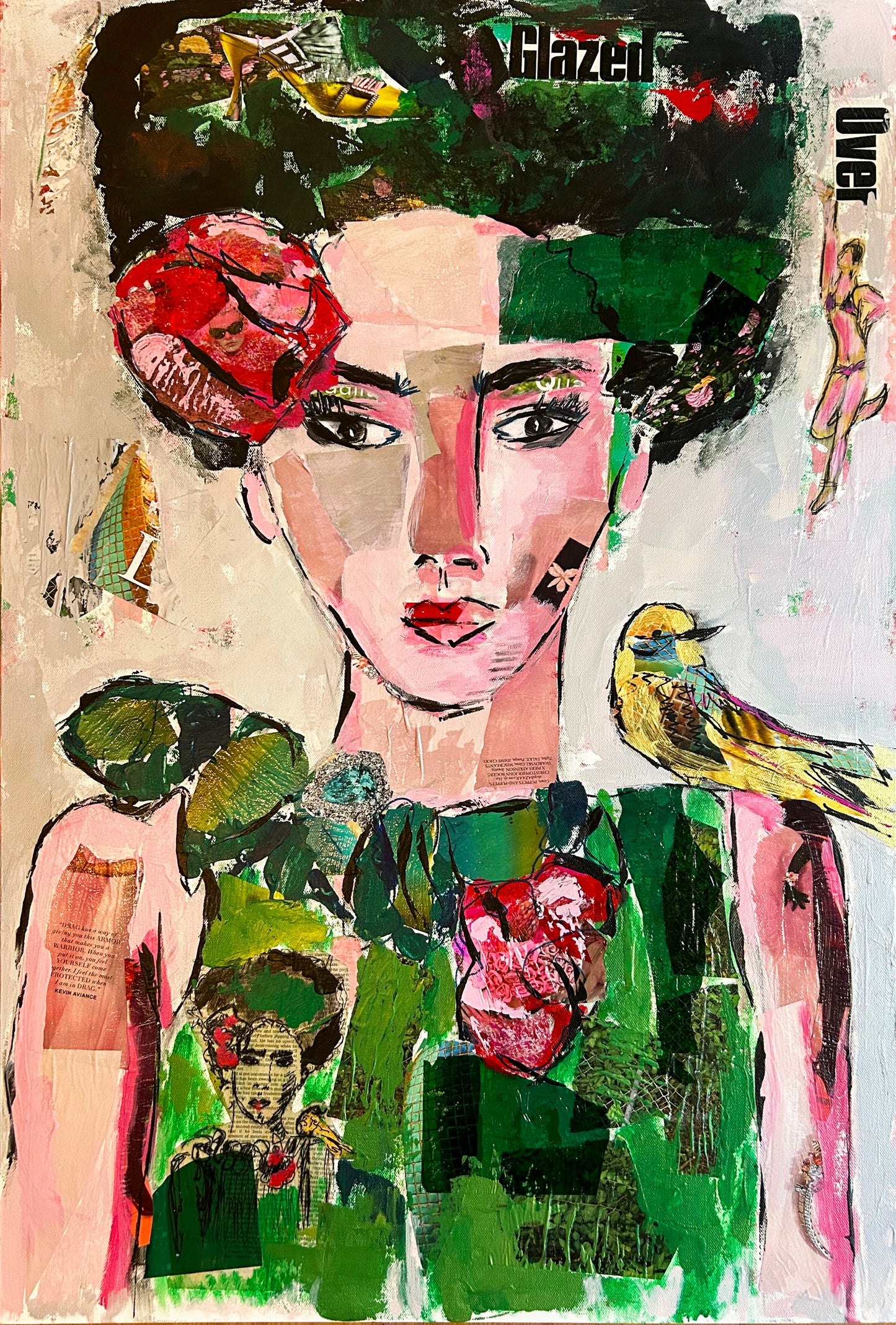 Girl with a Bird | Barbara Shelly