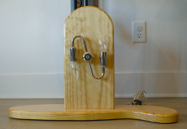 Wooden Table Lamp Pine | Alfred N Bradley Jr