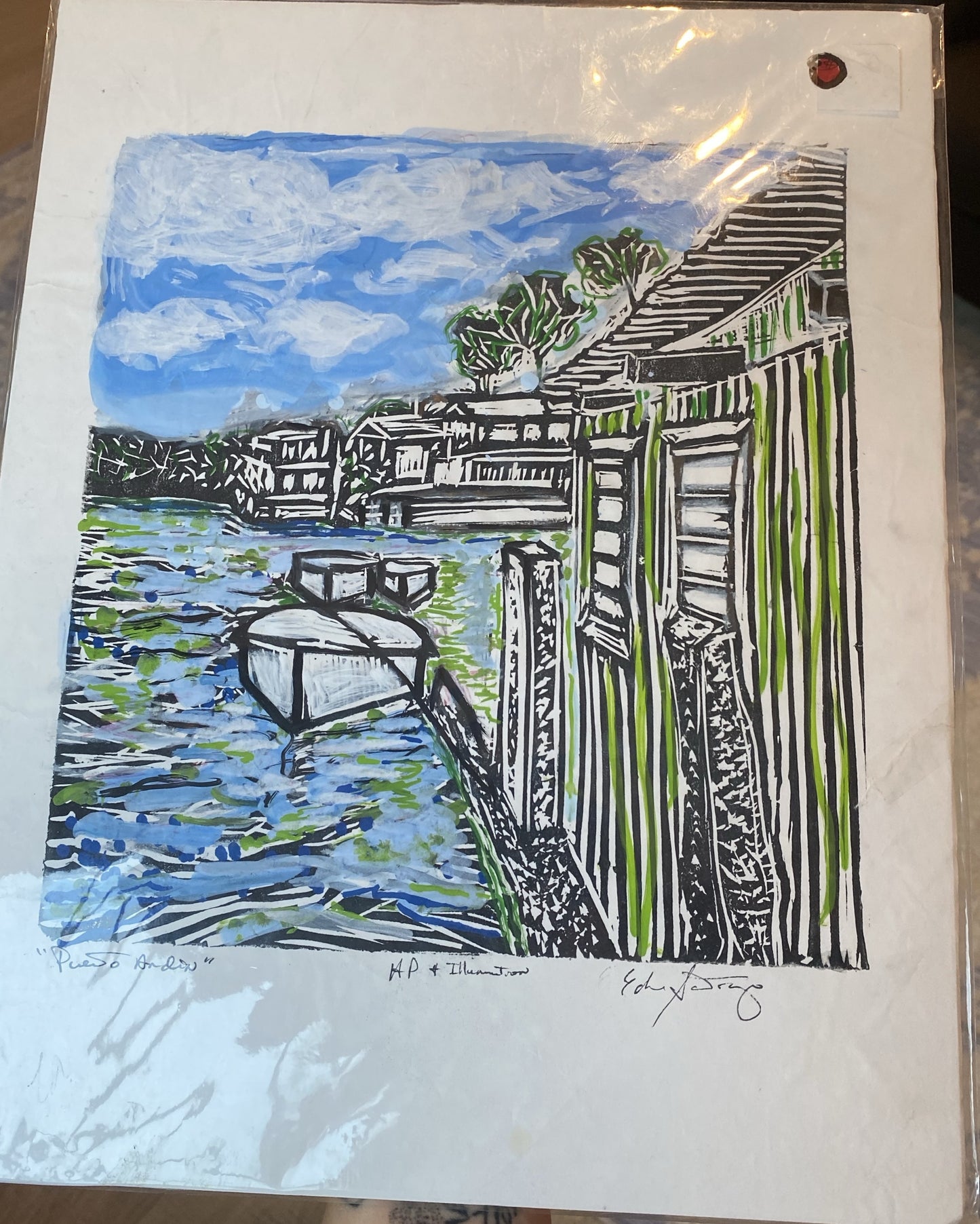 Puerto Andin (print) | Edna Santiago