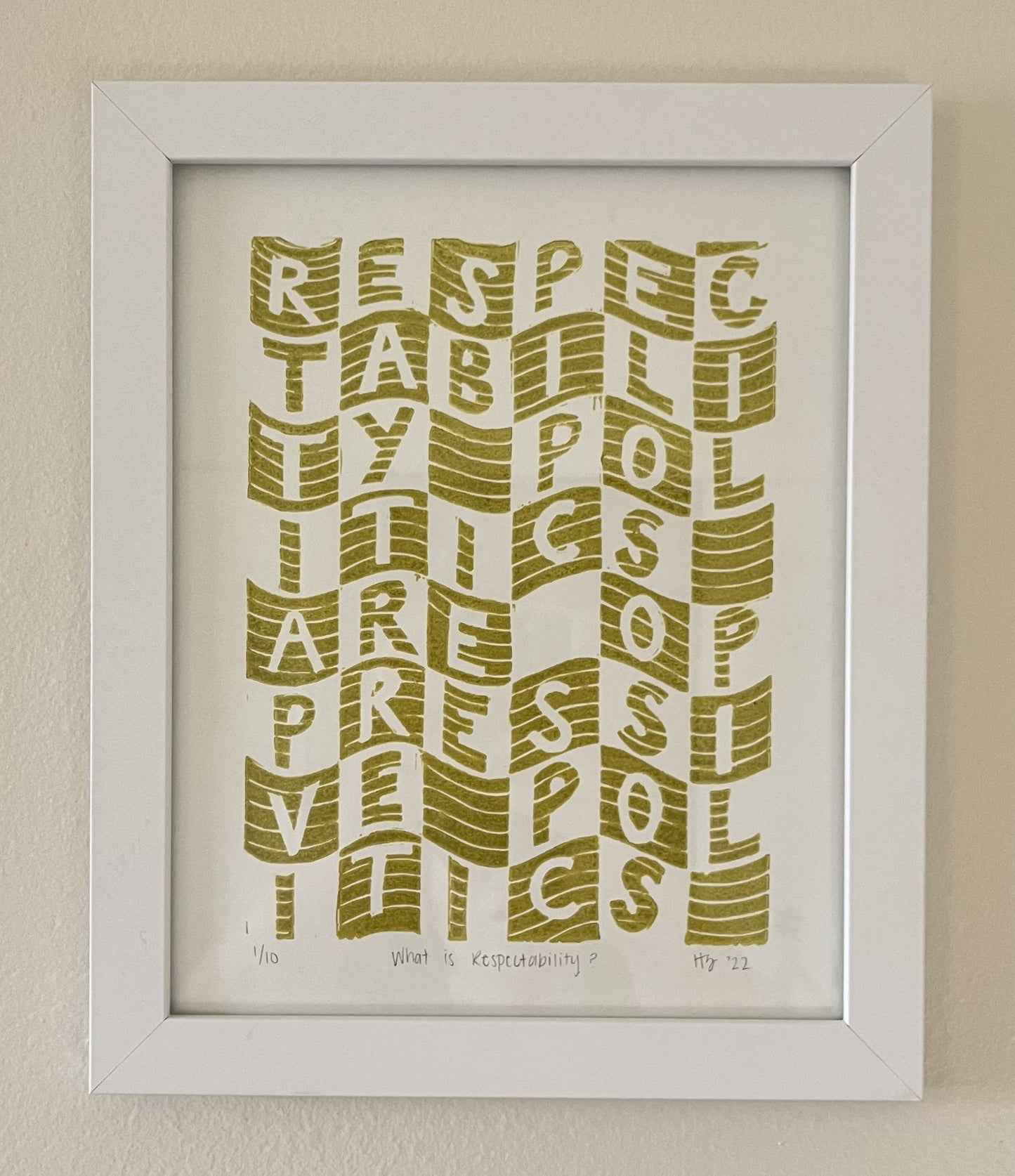 Hannah Zartman | What is Respectability