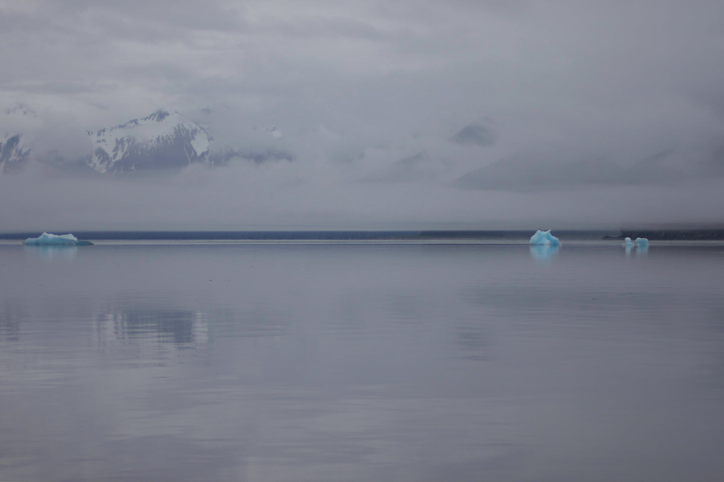 Garland Sutton - Untitled XI, Glacier Bay 16" X 24"