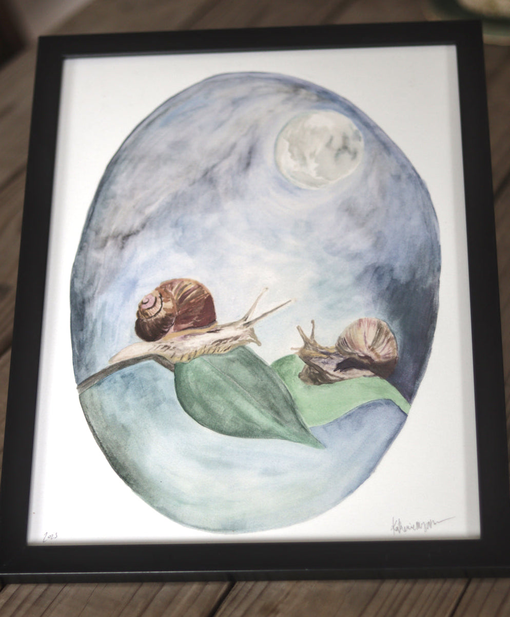 Katherine Mills-Yatsko | Snails in the Moonlight