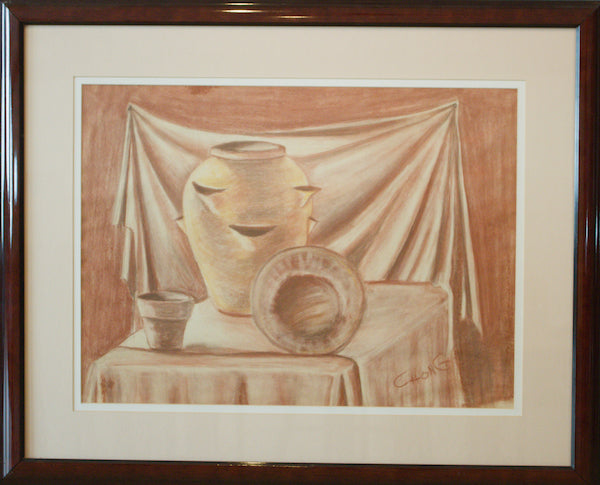 Still Life with Clay Planter | Evelyn C Facison